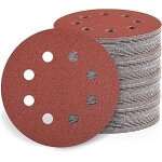 Lot de 80 disques abrasifs 115 mm grain 40 / 80 / 120 / 240 - papier abrasif de 115 mm - pour ponceuse ...