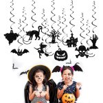 Lot de 9 dcorations  suspendre pour halloween et chapeaux de sorcire, dcoration de lustre de maison ...