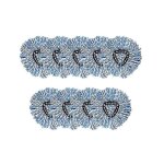 Lot de 9 t�tes de rechange pour balais � franges compatibles avec o - , recharge pour t�tes de rechange ...