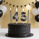 Lot de bougies en obsidienne pour 20e anniversaire, numéro 20 avec longues bougies fines pour gâteau, ... Lot de bougies en obsidienne pour 20e anniversaire, numéro 20 avec longues bougies fines pour gâteau, ...