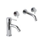 Lot de mitigeur mural pour lavabo et mitigeur pour bidet fassa