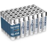 Lot de piles alcalines micro aaa 1, 5 v pour jouet, instrument de mesure, etc. (40 pi�ces) - ansmann
