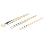 Lot de pinceaux pour peinture meuble, porte ou volet, nespoli