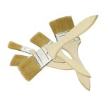 Lot pinceaux plats x5 20 / 2x30 / 40 / 50