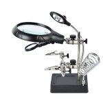Loupe de bureau station de soudage lumire led support de loupe avec pince et clips