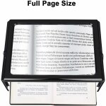 Loupe lecture loupe de lecture avec lumineuse led, 3x grossissement a4 rectangulaire loupe eclairante ... Loupe lecture loupe de lecture avec lumineuse led, 3x grossissement a4 rectangulaire loupe eclairante ...