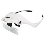 Loupe de lunettes pour la lecture, broderie, entretien, sculpture, lentille led, support de loupe, bandeau ...