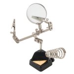 Loupe sur support mains libres pour soudage - 90 mm, gross. x3