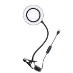 Loupe de table de 105 mm de diamtre avec clairage led, grossissement rglable x10, lampe avec 10 niveaux ...