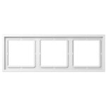 Ls zero cadre 3 �l�ments 81 x 223 s�rie termoplastico blanc alpin lsz983bfww - jung