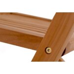 Lubok : salon de jardin teck huil� 8 personnes - table ovale + 6 chaises + 2 fauteuils