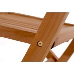 Lubok : salon de jardin teck huil 8 personnes - table ovale + 8 chaises