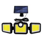 Lumires extrieures solaires led tanches avec capteur de mouvement