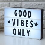 Lumi�re led pour porche, 126 pi�ces, bo�te a lumi�re, panneau lumineux, cin�ma, lettres, symboles, f�te ...