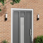 Luminaires muraux d'extrieur vidaxl avec capteur 2 pcs noir en acier inoxydable ip44