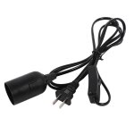 Luminaire suspendu suspendu, base de lampe, lustre, support de douille d'ampoule, noir, 1 pièce Luminaire suspendu suspendu, base de lampe, lustre, support de douille d'ampoule, noir, 1 pièce