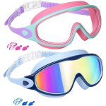 Lunettes de baignade aquaclip, 3 secondes pour profiter de l't, anti - bue, anti - uv, large vision, ...