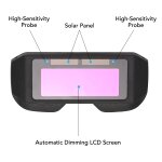 Lunettes de scurit professionnelles  obscurcissement automatique  nergie solaire, lunettes de soudage ...