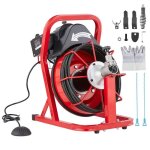 Machine de déboucheur canalisation - vevor - 50ft x 3 / 8 pouces - tarière à alimentation automatique ... Machine de déboucheur canalisation - vevor - 50ft x 3 / 8 pouces - tarière à alimentation automatique ...