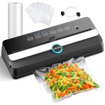 Machine a emballer sous vide, machine automatique pour aliments avec cutter intégré, kit de démarrage, ... Machine a emballer sous vide, machine automatique pour aliments avec cutter intégré, kit de démarrage, ...