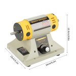 Machine de polissage de broyeur lectrique 220v 350w, prise ue, moteur de tour dentaire pour bijoux
