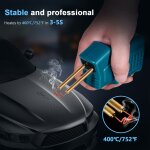 Machine à souder les plastiques portative, kit de réparation de fissures de panneaux de voiture portables, ... Machine à souder les plastiques portative, kit de réparation de fissures de panneaux de voiture portables, ...