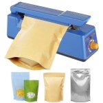 Machine de thermoscellage electrique, thermoscelleuse manuelle, scelleuse a impulsion pour sacs en plastique ...