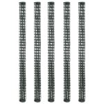 Mailles de cl�ture de jardin 5 pcs pehd 1x1, 2 m vert