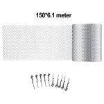 Maille de protection de gouttire de toit pour jardin extrieur, cuir chevelu de toit, empcher les evergging, ...