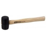 Maillet caoutchouc 300g - t�te Ø 52 mm - avec manche fr�ne galb�