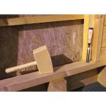 Maillet menuisier manche bois fr�ne mob - diam�tre 41 mm