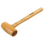 Maillet tonneau en bois exotique - oeil 41 x 20 mm mob