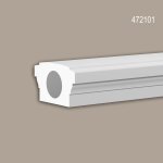 Main courante de balustrade profhome 472101 moulure exterieure balustrade elment de faade style no ...