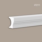 Main courante de demi - balustrade profhome 472111 moulure exterieure balustrade elment de faade style ...