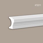 Main courante de demi - balustrade profhome 472211 moulure exterieure balustrade elment de faade style ...