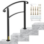 Main courante escalier - vevor - 3 marches garde - corps 63, 5 cm - max des marches 52, 5 cm - balcon ... Main courante escalier - vevor - 3 marches garde - corps 63, 5 cm - max des marches 52, 5 cm - balcon ...