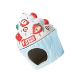Maison de hamster en cramique, petit animal de compagnie cool, nid de chinchilla, grotte de bain, animaux, ...