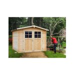 Maison de jardin pyrethre en bois epic�a 316x316 cm h. 235 cm - -