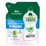 Maison verte liquide vaisselle ultra concentré à diluer aloe vera 150ml Maison verte liquide vaisselle ultra concentré à diluer aloe vera 150ml