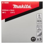 Makita b - 16689 - lame de scie à ruban - pour lb1200f - 2240 x 6mm (3pcs) Makita b - 16689 - lame de scie à ruban - pour lb1200f - 2240 x 6mm (3pcs)