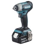 Makita - boulonneuse  chocs  batterie 18v li - ion 3 ah 180 nm + coffret - dtw180rfj