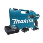 Makita df332dsae - set perceuse visseuse li - ion 10. 8v (2x batterie 2. 0ah) dans mallette - moteur ...