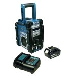 Makita dmr112 + bl1830b + dc18rc radio de chantier avec dab + et bluetooth + batterie 3 ah et chargeur ...