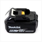 Makita kit batteries 18v 2 x 6, 0 ah li - ion battere et un chargeur - 199480 - 6