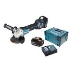 Makita meuleuse d'angle sans fil 18 v dga517rtj / 2x batteries 5, 0 ah Makita meuleuse d'angle sans fil 18 v dga517rtj / 2x batteries 5, 0 ah