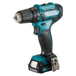 Makita perceuse sans fil 12v / 2x2. 0ah, chargeur dans mallette de transport avec lampe sans fil ml106 ...