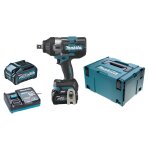 Makita tw001gm201 boulonneuse 3 / 4  1800 nm sur accu xgt 40vmax + 2x bl4040 + dc40ra + makpac
