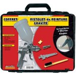 Mallette pistolet peinture � gravite + accessoires mecafer
