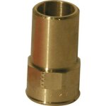 Mamelon bronze m�le cuivre Ø 15 taraud� femelle Ø 15 / 21 viega