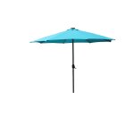 Manarola - parasol droit rond led 2, 92 x 2, 92 m bleu Manarola - parasol droit rond led 2, 92 x 2, 92 m bleu